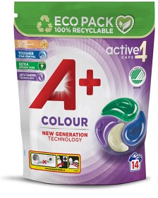 A+ Colour Active4 vaskekapsler 14 stk