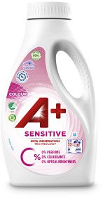 A+ Sensitive Colour Flytende vaskemiddel 880 ml