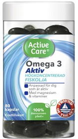 Active Care Omega-3 Aktiv 80 kapsler
