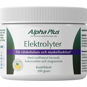 Alpha Plus Elektrolytter 200 g Sitronsmak