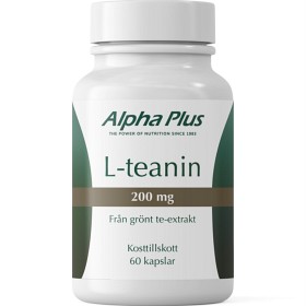 Alpha Plus L-teanin 200 mg 60 kapsler