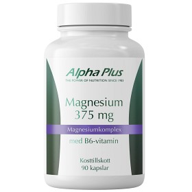 Alpha Plus Magnesium 375 mg 90 kapsler-image