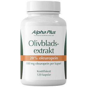 Alpha Plus Olivbladekstrakt 120 kapsler