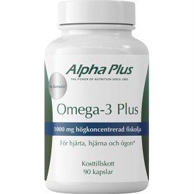 Alpha Plus Omega-3 Plus 90 kapsler
