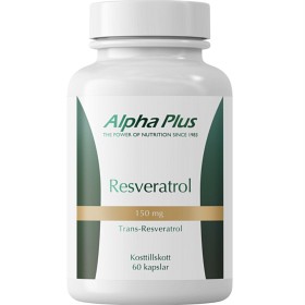 Alpha Plus Resveratrol 60 kapsler