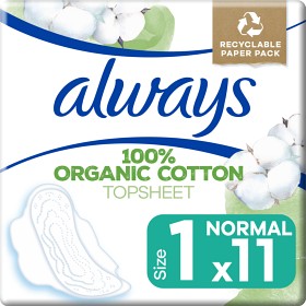 Always Cotton Protection Ultra Normal Bind med vinger Str 1-image