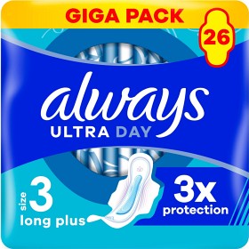 Always Ultra Bind Day & Night (Størrelse 3) med vinger 26 st-image