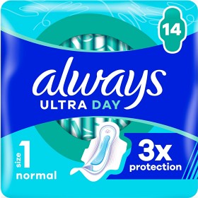 Always Ultra Bind Normal (størrelse 1) med vinger 14 st-image