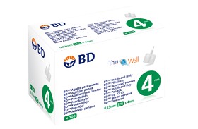 BD Pennkanyle, 0,23 mm (32 G) x 4 mm 100 stk