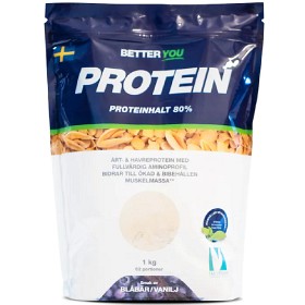 Better You Erte- og havreprotein Blåbær/Vanilje 1 kg