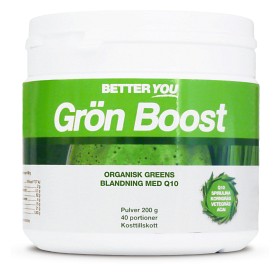 Better You Grønn Boost Pulver Naturell 200 g
