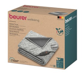 Beurer HD 75 Heated Throw Nordic Grey