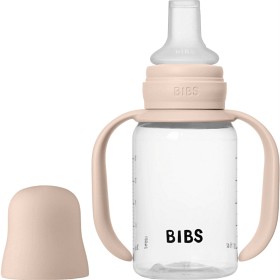 BIBS Baby Sippy Bottle Spout Silicone 150 ml, Blush