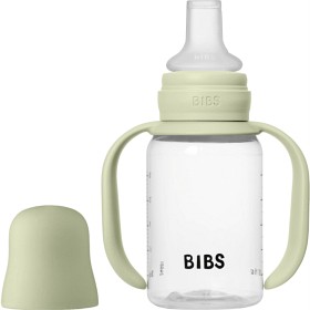 BIBS Baby Sippy Bottle Spout Silicone 150 ml, Sage