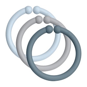 BIBS Loops 12-pack Baby Blue/Cloud/Petrol