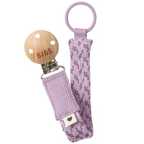 BIBS Paci Braid nappholder Violet Sky/Mauve