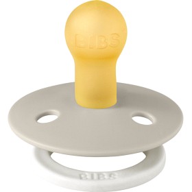 BIBS Pacifier Colour Latex Size 1 Sand GLOW