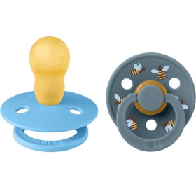 BIBS Pacifier Studio Colour 2-pack Bumblebee Latex Size 3 Breeze Mix