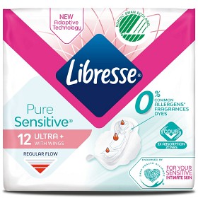 Libresse Pure Sensitive Ultra+ Wing 12 stk-image