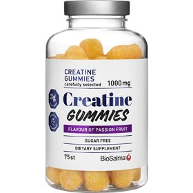 BioSalma Creatine Gummies 1000 mg Passion Fruit 75 stk