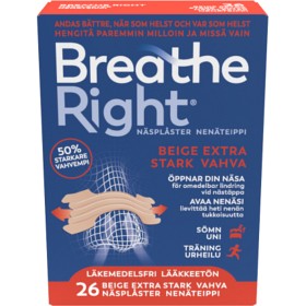 Breathe Right Beige Extra Sterk 26 Strips