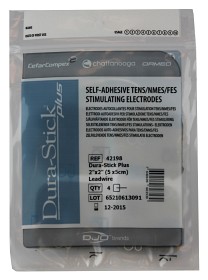 Cefar Dura-Stick Plus Selvheftende Elektroder 5x5 cm, 4 stk
