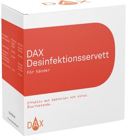 DAX Desinfeksjonsserviett Hender 20 st