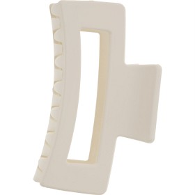 Dazzling Rektangulær hårklype Offwhite, 8,5 cm