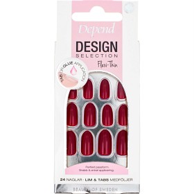 Depend Design Selection Bordeaux Red Medium Oval