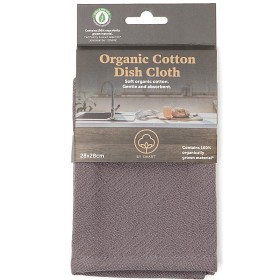Smart Microfiber Oppvaskklut økologisk bomull Mørkgrå
