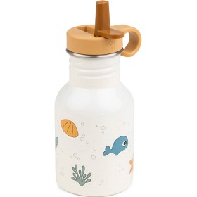 Done by Deer Metal Bottle Sea Friends, Beige