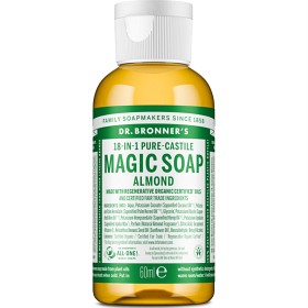 Dr Bronner Almond Liquid Soap 60 ml-image