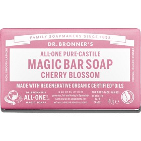 Dr Bronner Cherry Blossom Bar Soap-image