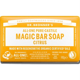 Dr Bronner Citrus Orange Bar Soap-image