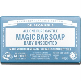 Dr Bronner Mild Unscented Bar Soap-image