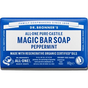 Dr Bronner Peppermint Bar Soap-image