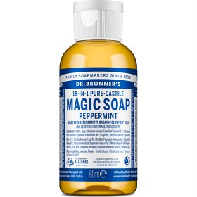 Dr Bronner Peppermint Liquid Soap 59 ml-image