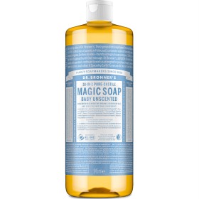 Dr Bronner Pure Castile Liquid Soap Baby-Mild Unscented 945 ml-image