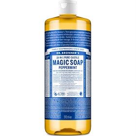 Dr Bronner Pure Castile Liquid Soap Peppermint 945 ml-image