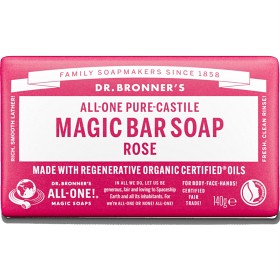Dr Bronner Rose Bar Soap-image