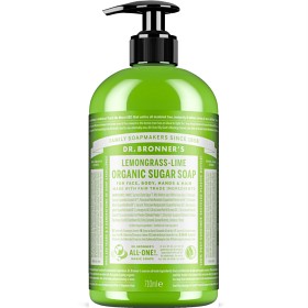 Dr Bronner’s Organic Sugar Soap Lemongrass-Lime 710 ml-image