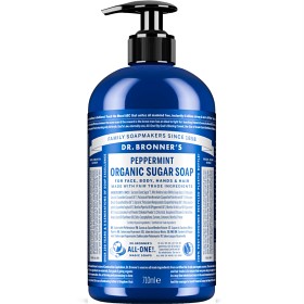 Dr. Bronner's Organic Sugar Soap Peppermint 710 ml