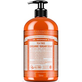 Dr. Bronner's Organic Sugar Soap Tea Tree 710 ml-image