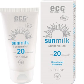 Eco Cosmetics Sun Milk SPF 20, 75 ml