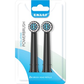 Ekulf PowerBrush Black Refill 2 stk