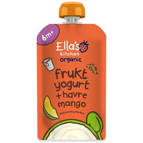 Ella's Fruktyoghurt Havre Mango med fersken 100 g
