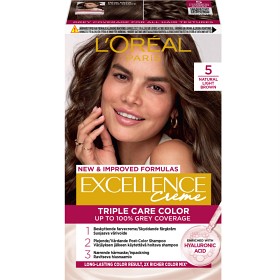 L'Oréal Paris Excellence Crème permanent hårfarge 5 Natural Light Brown