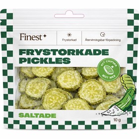 Finest Frysetørkede Pickles, Saltet 10 g