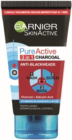 Garnier Skin Active PureActive 3 in 1 Charcoal 150 ml