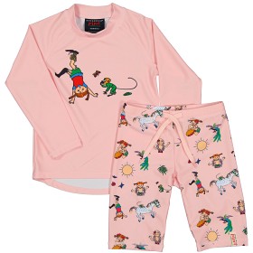 Geggamoja Pippi Långstrump UV-Set Rosa 110/116
